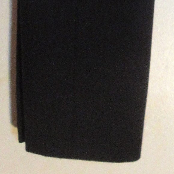 Vintage Conrad Wool  Blend Lining Woman Pants Stretch Black  Size 8 - Picture 10 of 10